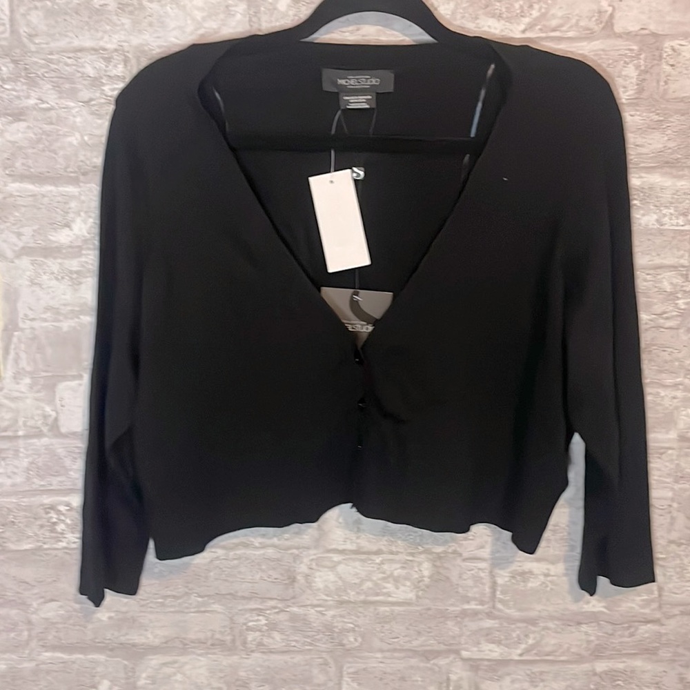 Michel Studio Casual Black Cardigan woman’s size 2X